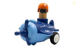 Toybharat Pressing Go Plane |Multicolour | Push N Go Toys | Birthday G
