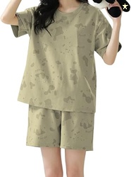 Louis Luxe Womens Korean Night Dress || Short Pyjama Set || Korean Nig