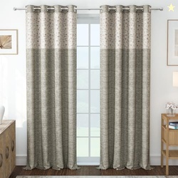 MollisHomes Door Curtains 7 Feet Long Pack of 1 | Geometric Printed |