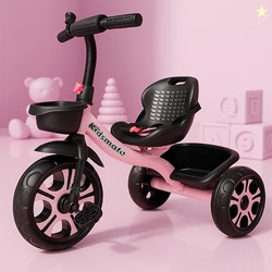 Kidsmate Ninja Plug N Play Durable Kids/Baby Tricycle, Safe & Secu