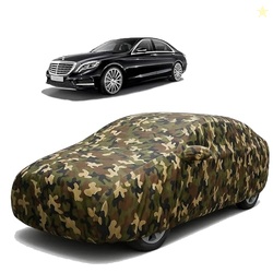 Sulfar 100% Waterproof Car Body Cover Compatible with Mirror for Merce