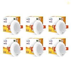 wipro Garnet 3W LED Mini Downlight | Green | Compact Design with 120 B
