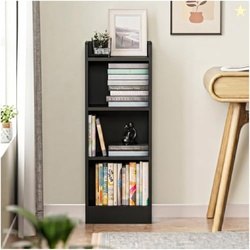 Amazon Brand - Solimo 3 Layer Engineered Wood Bookshelf | Low-Height S