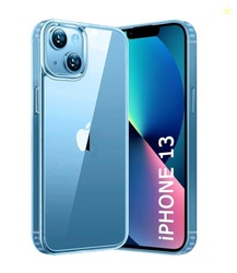 Transparent Case Back Cover for iPhone 13 (Clear Transparent, Flexible