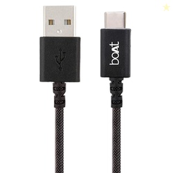 boAt Type-C A400 | Type-C to USB A 2 Mtrs Cable| 3A Fast Charging & 48