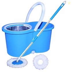 Stainless Steel Wringer Spin Mop, Bucket Floor Cleaning and Mopping Sy