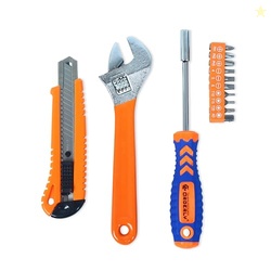 GLUN Multipurpose Ratchet Wrench Tools Set, 1/4 Inch 12 in 1 Socket, Q
