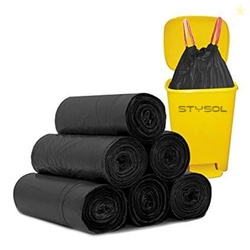 Eco-Friendly Dustbin Bags - 30 Pcs Leakproof Strong Garbage Bags for T