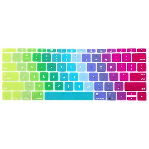 Laprite Keyboard Cover Silicone Skin for MacBook 30.48cm (12-Inch) wit