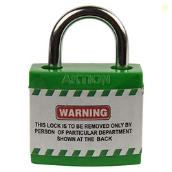 Aktion Safety Lockout Padlock AK-JPL-102 Lock and Hold (Pack of 1)