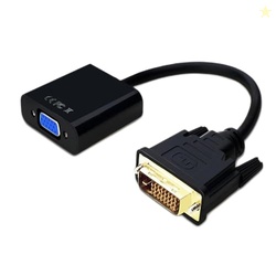 Laprite Active DVI-D Link 24+1 Male to VGA Female M/F Video Cable Adap