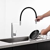ALTON LEO-13015, Magnetic Docking Kitchen Sink Faucet, Chrome | Dual F