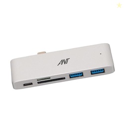 Ant Booster MAK 01 USB Hub  4-Port USB 3.0 Splitter in Silver | High-S