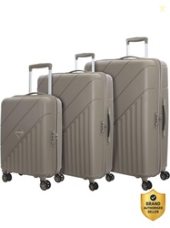 Kamiliant by American Tourister Hard Body Set of 3 Luggage 8 Wheels -