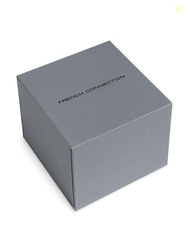 French Connection Chic Silver Round Dial Women's Watch - FCU1SM