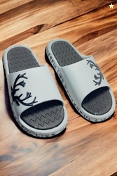 Fabbmate Men Slides (Grey , 9)