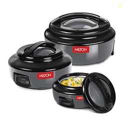 Milton Ernesto Inner Stainless Steel Jr. Casserole Set of 3 (390,720 a