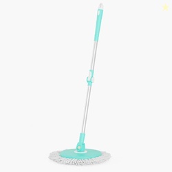 Vivela Spin Mop | Extendable Stainless Steel Handle | 360 Rotating Mic