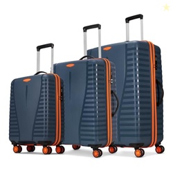 Aristocrat Airpro Max Set of 3 (S+M+L) Trolley Bags, Spanish Blue | 8-