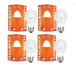 Halonix Astron Plus Base E27 7-Watt LED Bulb (Pack of 4, Cool Day Ligh