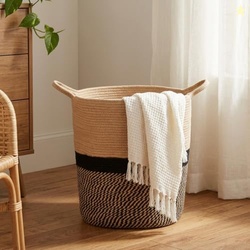 amazon basics Polycotton Basket Large Hamper Polycotton Baskets for St