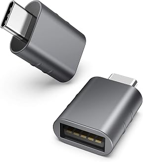 rts high Speed USB 3.0 to Type C OTG Adaptor 10Gbps, 2 Pack Compatible