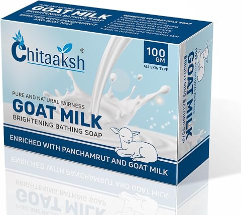 Pure & Natural Goat Milk Brightening Bathing Soap | Enriched with Panc