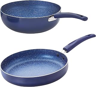 Nirlon Bling Induction Base Non Stick Aluminium 2 Piece Pots and Pan S