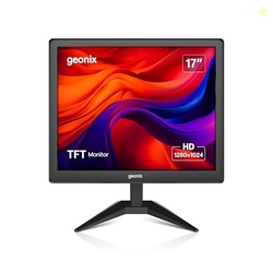GEONIX PC Monitor (43.18 cm/17 Inch), VGA & HDMI, LED Display, 1280X10