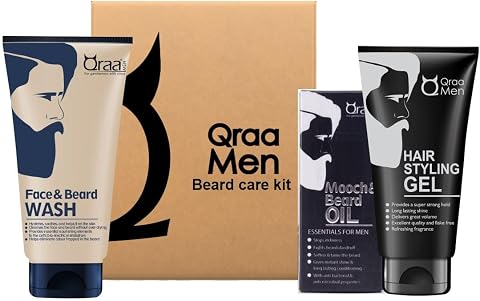 Beard Care Kit for Men | Beard Oil for Growth & Nourishment, Face & Be