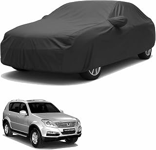 100% Water Resistant Car Body Cover Compatible with Mirror for SsangYo