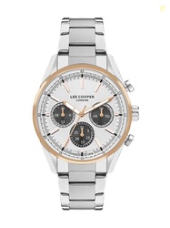 Multifunction Silver Round Dial Men's Watch - LC07986.530