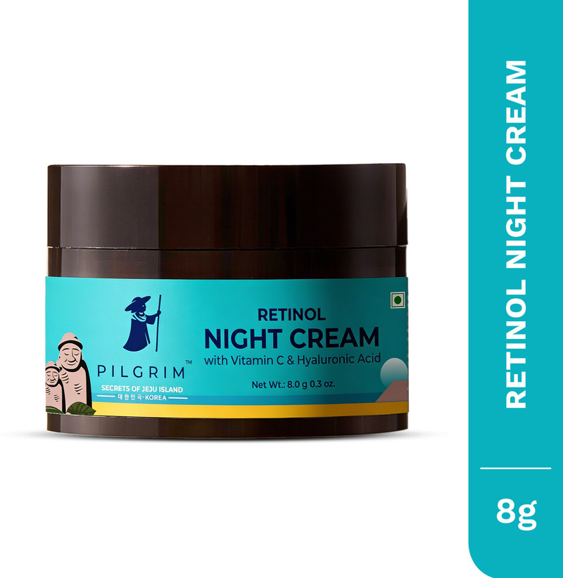 Pilgrim Retinol Night Cream with Vitamin C | Anti Ageing | For Wrinkle