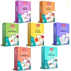 Mini Steps 7-in-1 Early Learning Flash Cards  196 Educational Cards fo