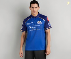 Mumbai Indians 2026 Men Official IPL Fan Polyester Regular Fit Jersey