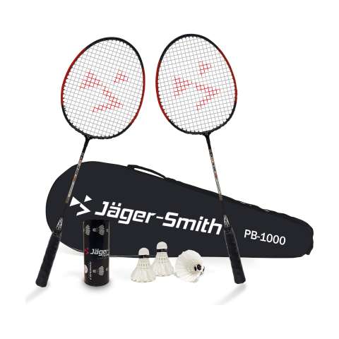 Jager-Smith PB-1000 Combo & Featherlite 2 Shuttle Badminton Kit