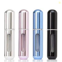 4PCS Refillable Perfume Atomizer Bottle - Portable Travel Mini Spray B
