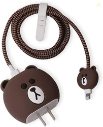 EDNITA Charger Protector for iPhone Chargers 18W & 20W | Cute Cartoon