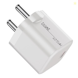 boAt 25W GaN Fast Charger for Samsung, Xiaomi & Android Users with Ove
