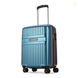 Aristocrat Atlas Cabin Polycarbonate Hard Case 8-Wheel Trolley Bag, Bl