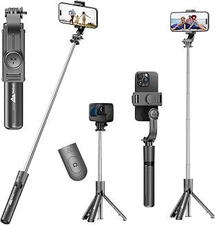 WeCool S1 Selfie Stick Tripod, 3-in-1 Multifunctional Design with Deta
