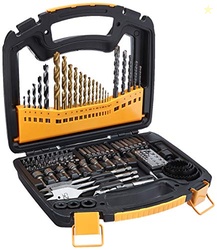 Drill and Driver Multi-Bit Set - 100-Piece,Plastic,Straight