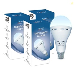 9W Emergency LED Bulb, Up to 4 hrs Power Back up, Over-charging Protec