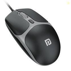 Portronics Toad 103 Wired Optical Mouse with 2400 DPI, Plug & Play, Am