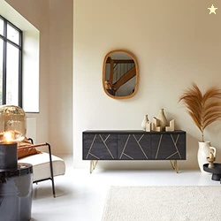 Clapham TV Cabinet|Solid Wood Sideboard TV Cabinet for Living Room | W