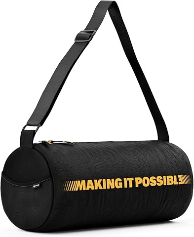 Gym Bag for Men & Women | Lightweight Sports Duffle Bag | Spacious Com