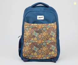 Ryto Metalle Blue 35L School Backpack with 3 Spacious Compartments, 1