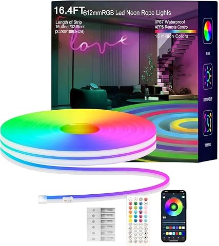 neon Patti Light Colour Changing Room Decoration Gaming Setup led Ribb
