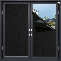 WOO Home Frosted Glass Window Film & Stickers (16 X 60 Inchs) Privacy