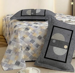Cotton Double Bedsheet with 2 Pillow Covers (90x100 Inch) | 180 TC Sof